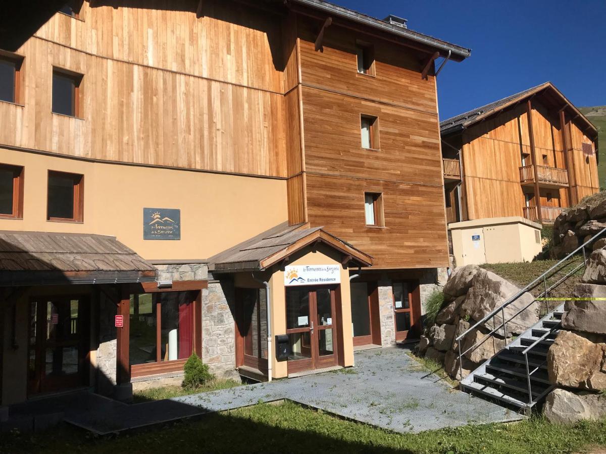 T2 Skis Aux Pieds Les Terrasses De La Bergerie Orcières Exteriör bild